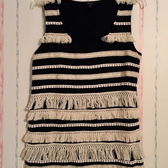 CUPIO Fringed Tank Top - Picture 2 of 8